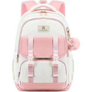 🆕School Backpack for Teens Girls Women 15.6 Inch Laptop College Travel Work